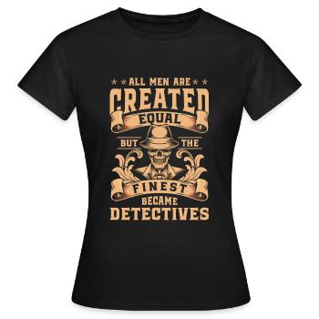 Agent - Frauen T-Shirt - Schwarz - Vorne - AI Model Female 172 dark (172cm)