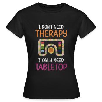 Spiele Brettspieler Spieler - Frauen T-Shirt - Schwarz - Vorne - AI Model Female 172 dark (172cm)