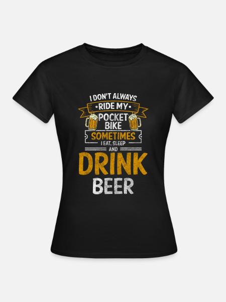 Bike Biker Staub Enduro - Frauen T-Shirt - Schwarz