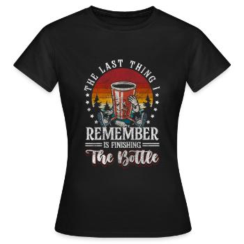 Fête, Amis, Soirée entre filles, Communauté - T-shirt Femme - noir - Devant - AI Model Female 172 dark (172cm)