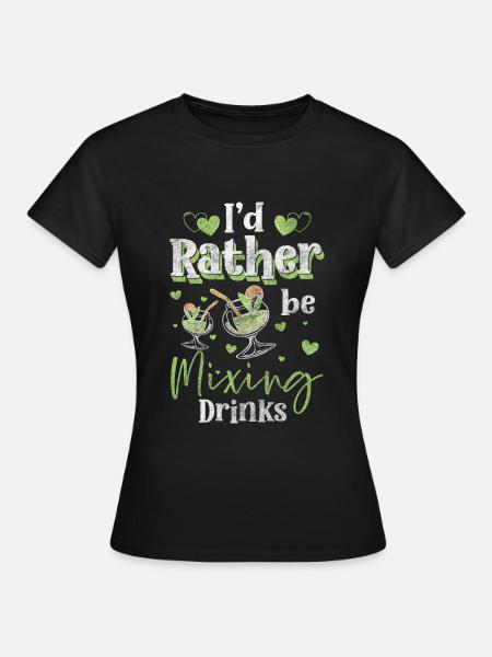 Barkeeper Bier Urlaub - Frauen T-Shirt - Schwarz
