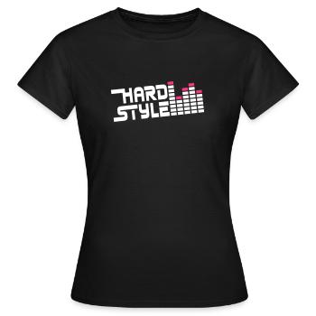 hard style hardtyle - Women's T-Shirt - black - Front - AI Model Female 172 dark (172cm)
