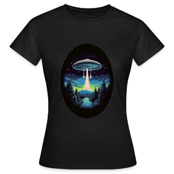 Aliens - Frauen T-Shirt - Schwarz - Vorne - AI Model Female 172 dark (172cm)
