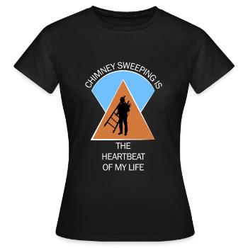Chimney Sweep Chimney Sweep - Women's T-Shirt - black - Front - AI Model Female 172 dark (172cm)