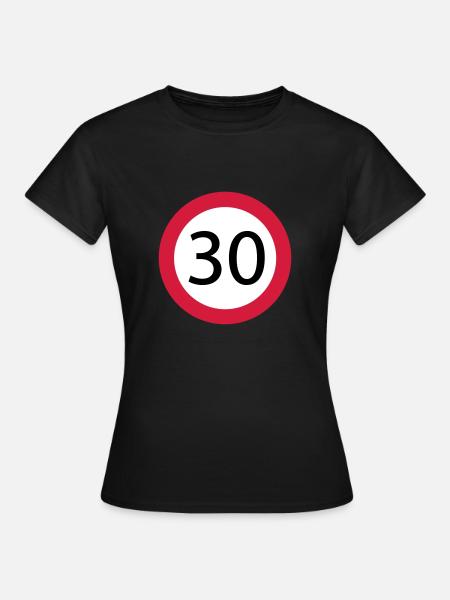 30 - T-shirt Femme - noir
