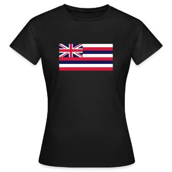 Hawaï - T-shirt Femme - noir - Devant - AI Model Female 172 dark (172cm)