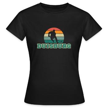 Duisbourg, ma ville ! - T-shirt Femme - noir - Devant - AI Model Female 172 dark (172cm)