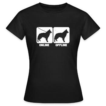 Belgian Tervuren - Frauen T-Shirt - Schwarz - Vorne - AI Model Female 172 dark (172cm)