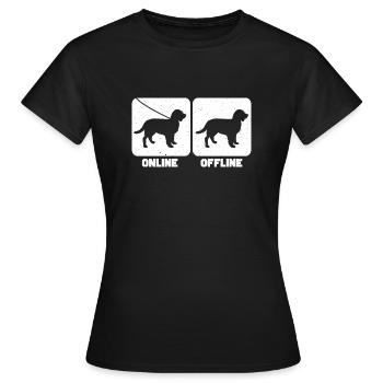 Boykin Spaniel - Women's T-Shirt - black - Front - AI Model Female 172 dark (172cm)