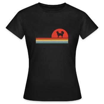 Alaskan Klee Kai - Frauen T-Shirt - Schwarz - Vorne - AI Model Female 172 dark (172cm)