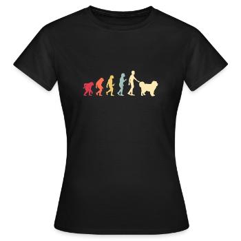 Chien de berger du Caucase Ovcharka - T-shirt Femme - noir - Devant - AI Model Female 172 dark (172cm)