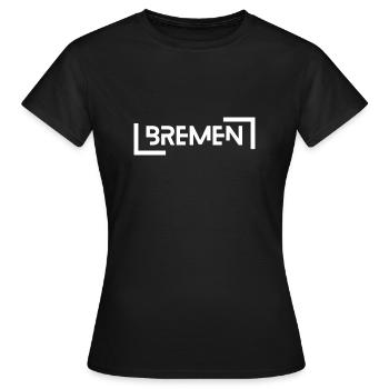 Brême - T-shirt Femme - noir - Devant - AI Model Female 172 dark (172cm)