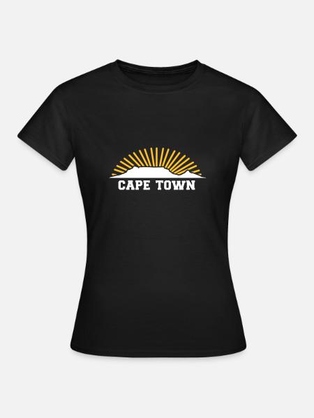Ciudad del Cabo - Camiseta mujer - negro