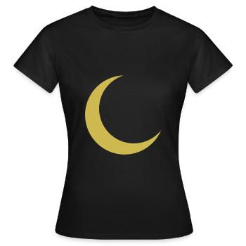 Crescent - Women's T-Shirt - black - Front - AI Model Female 172 dark (172cm)