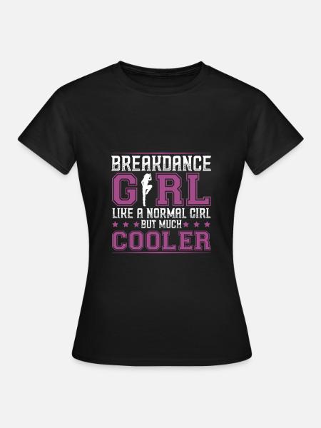breakdance mädchen - Frauen T-Shirt - Schwarz