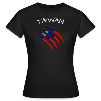 Taiwan taiwan - Frauen T-Shirt - Schwarz - Vorne - AI Model Female 172 dark (172cm)