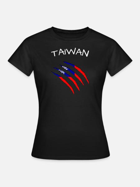 Taiwan taiwan - Frauen T-Shirt - Schwarz