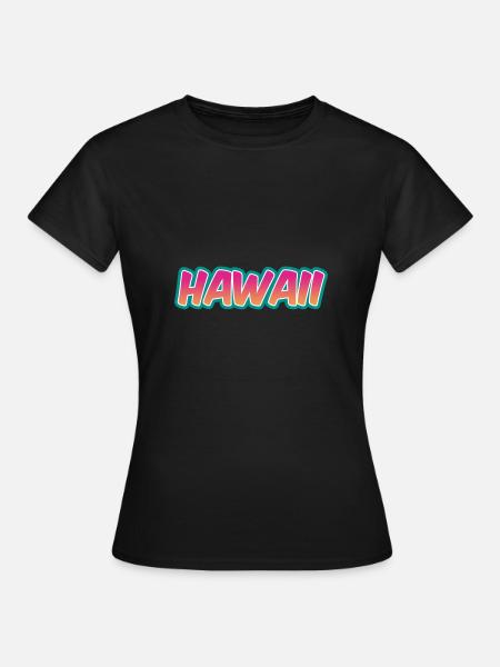 Hawaï - T-shirt Femme - noir