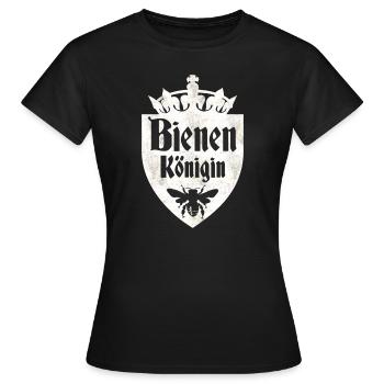 Imker Bienenkönigin - Frauen T-Shirt - Schwarz - Vorne - AI Model Female 172 dark (172cm)