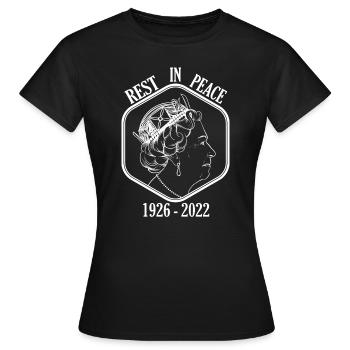 Reine - T-shirt Femme - noir - Devant - AI Model Female 172 dark (172cm)