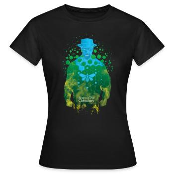 Breaking Bad Respektiere Die Chemie Walter White - Frauen T-Shirt - Schwarz - Vorne - AI Model Female 172 dark (172cm)
