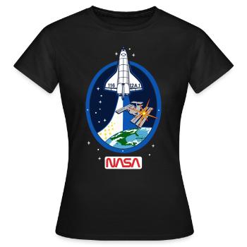 NASA Discovery - T-shirt Femme - noir - Devant - AI Model Female 172 dark (172cm)