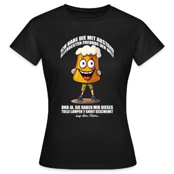 Perfektes Geschenk für die vollste Lampe aus den - Frauen T-Shirt - Schwarz - Vorne - AI Model Female 172 dark (172cm)