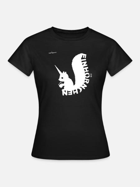 Einhörnchen - Women's T-Shirt - black