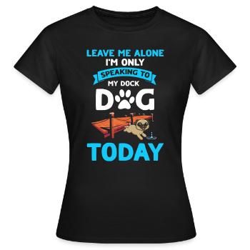 Sports nautiques pour chiens et sports nautiques pour chiens - T-shirt Femme - noir - Devant - AI Model Female 172 dark (172cm)