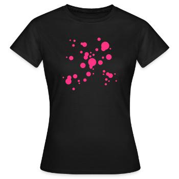 Color splash - Women's T-Shirt - black - Front - AI Model Female 172 dark (172cm)