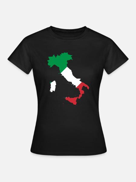 Italien - Frauen T-Shirt - Schwarz