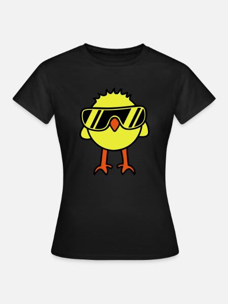 Poussin frais - T-shirt Femme - noir