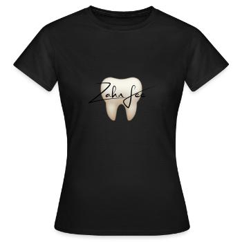 Fée des dents - T-shirt Femme - noir - Devant - AI Model Female 172 dark (172cm)