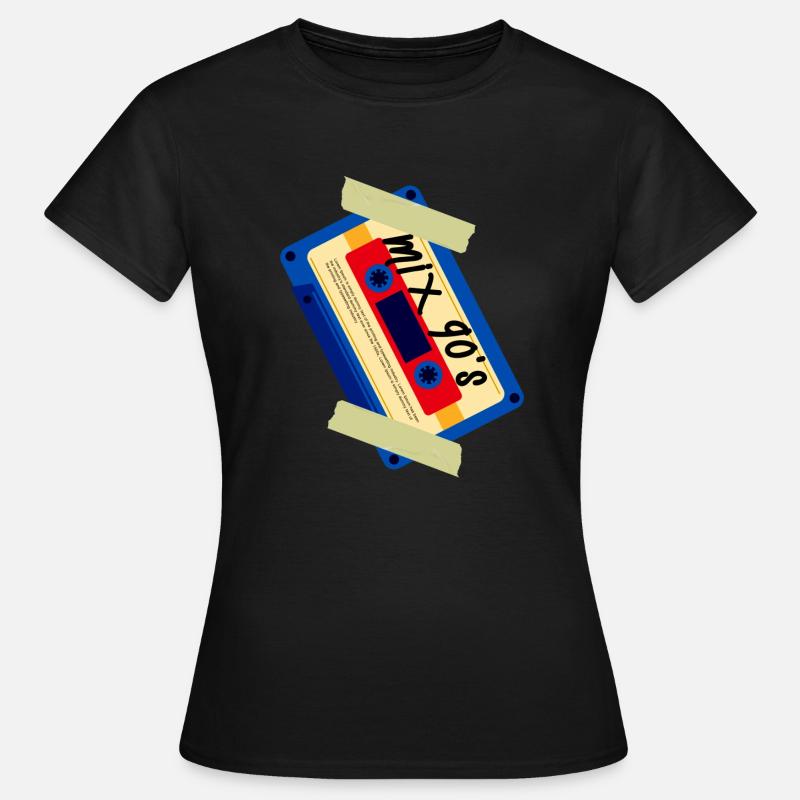 Mix 90s Casette - Women's T-Shirt - black
