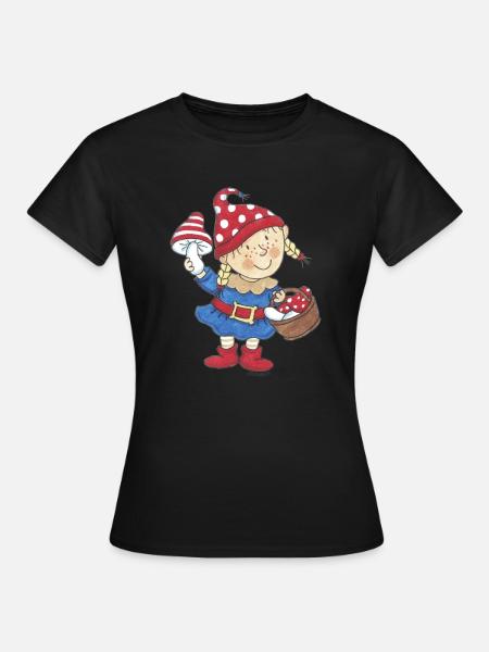 Wichtel_02 - Frauen T-Shirt - Schwarz