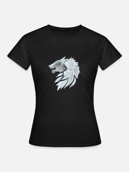 Fenris Wolf, a Mythological Beast! - Women's T-Shirt - black