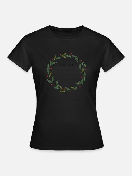 christliches Design - Gottesliebe - Frauen T-Shirt - Schwarz