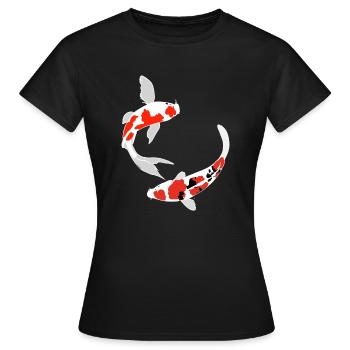 Carpe cage - T-shirt Femme - noir - Devant - AI Model Female 172 dark (172cm)