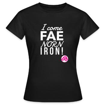 Nordirland - Frauen T-Shirt - Schwarz - Vorne - AI Model Female 172 dark (172cm)