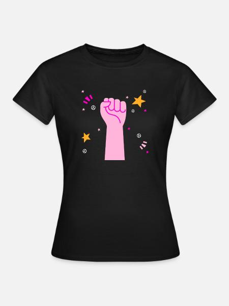 Gleichheit - Frauen T-Shirt - Schwarz