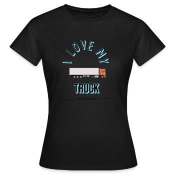Truck - Women's T-Shirt - black - Front - AI Model Female 172 dark (172cm)