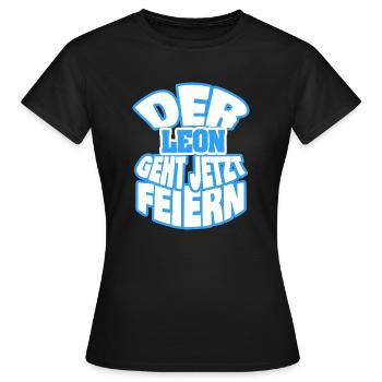 leon - Frauen T-Shirt - Schwarz - Vorne - AI Model Female 172 dark (172cm)