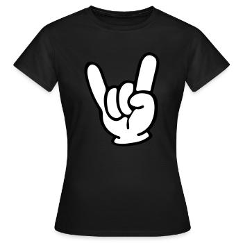 Jupe Main - T-shirt Femme - noir - Devant - AI Model Female 172 dark (172cm)