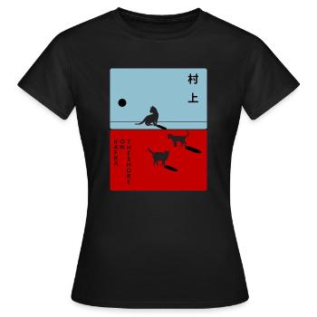 Kafka On the Shore - Women's T-Shirt - black - Front - AI Model Female 172 dark (172cm)