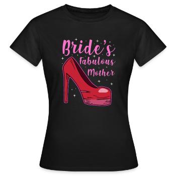 La fabuleuse mère de la mariée - T-shirt Femme - noir - Devant - AI Model Female 172 dark (172cm)
