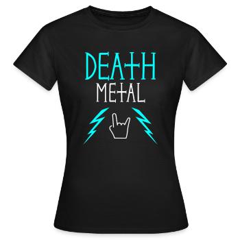 Musique death metal - T-shirt Femme - noir - Devant - AI Model Female 172 dark (172cm)