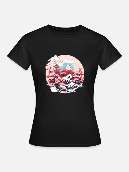 Japan - Frauen T-Shirt - Schwarz