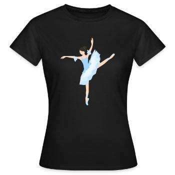 Ballerine fille 3 - T-shirt Femme - noir - Devant - AI Model Female 172 dark (172cm)