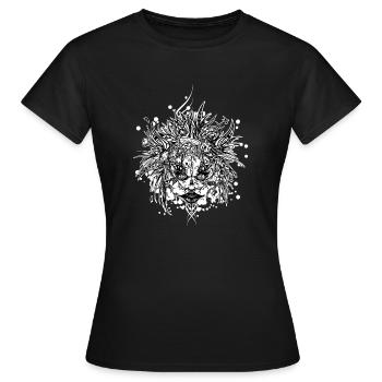 MASK TOTEM - Women's T-Shirt - black - Front - AI Model Female 172 dark (172cm)