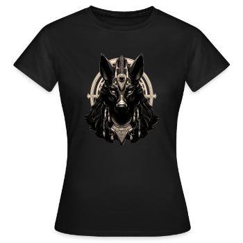 Ägypten Ägypten Isis Pharaonen Pharaonen Pyramide Afrika - Frauen T-Shirt - Schwarz - Vorne - AI Model Female 172 dark (172cm)